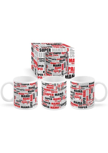 Taza Decorativa - Super Mama